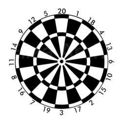 cible Blason DART 80 JVD