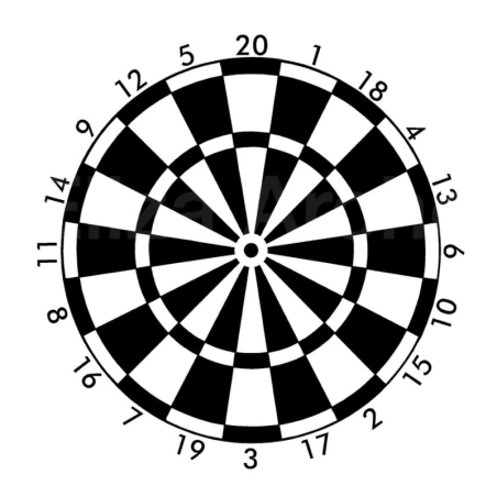 cible Blason DART 80 JVD